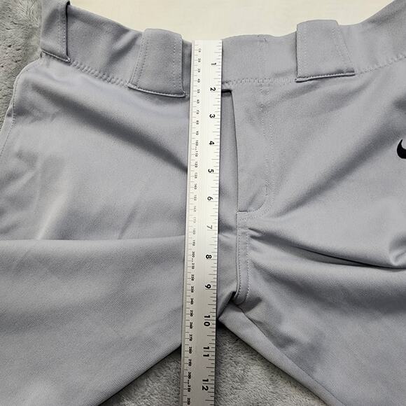 Nike Pants Womens M Gray Vapor Select 2 Softball 3/4 Length Fitted Athletic - Picture 10 of 13